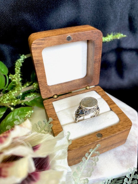 High Profile Labradorite Ring