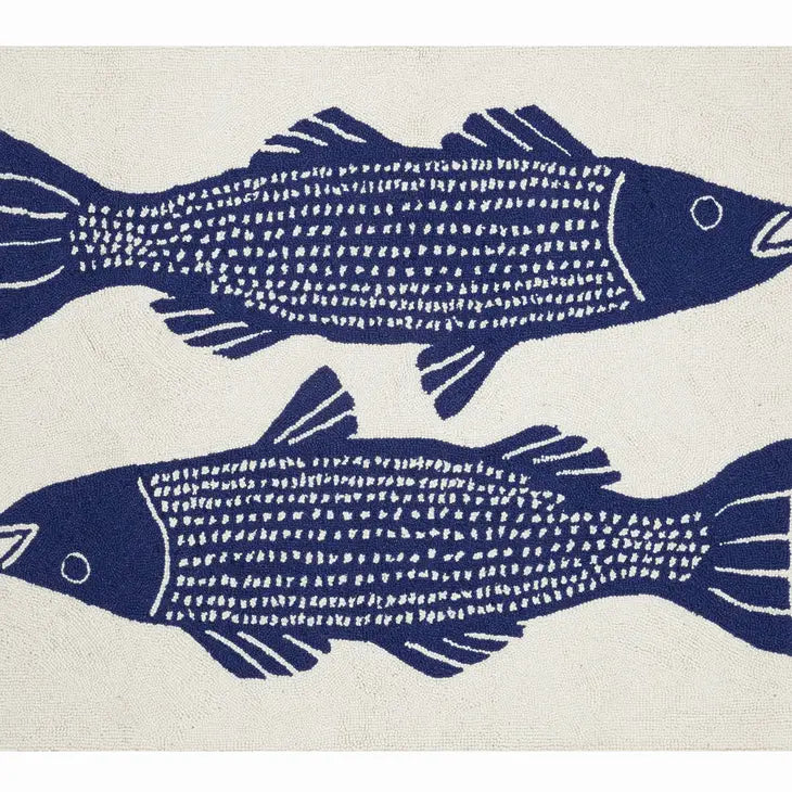 Double Striper Hooked Rug