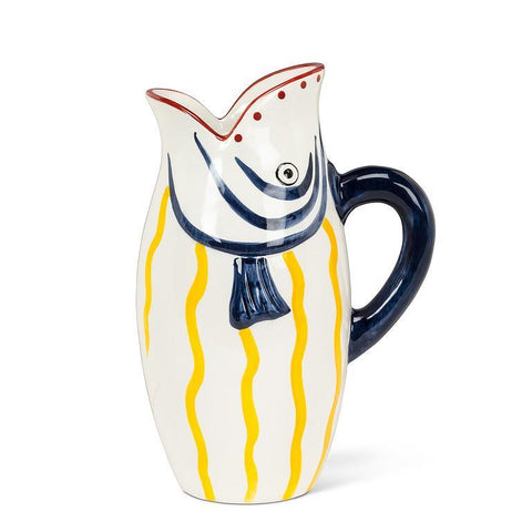 Yellow Fish Jug
