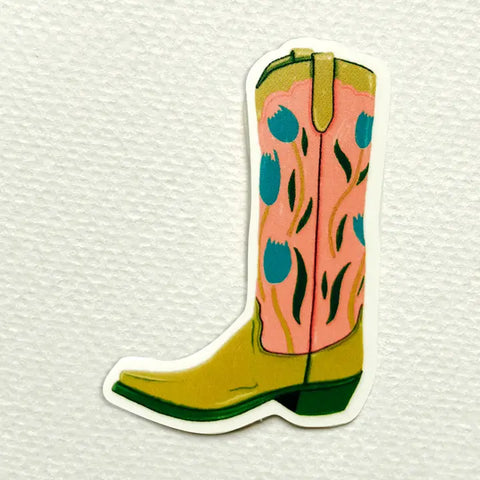 Cowgirl Boot Sticker