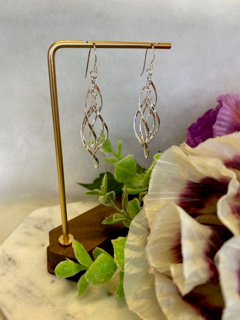 Triple Twist Earrings