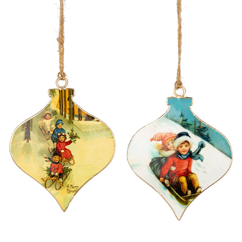 Kismet Ornaments - Sledding