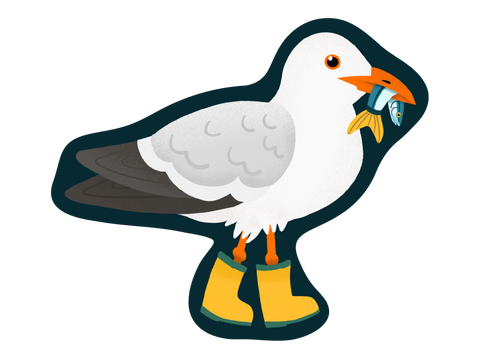 Seagull Sticker