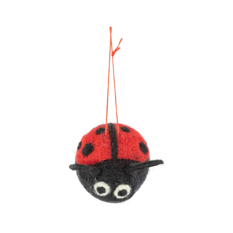 Lady Bug Felt Ornament