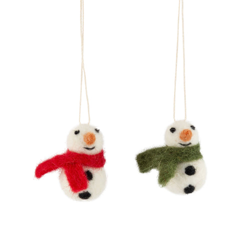 Felt Snowmen Ornament