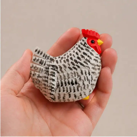 Rooster Handmade Figurine