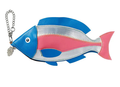 Blue Fish Pouch