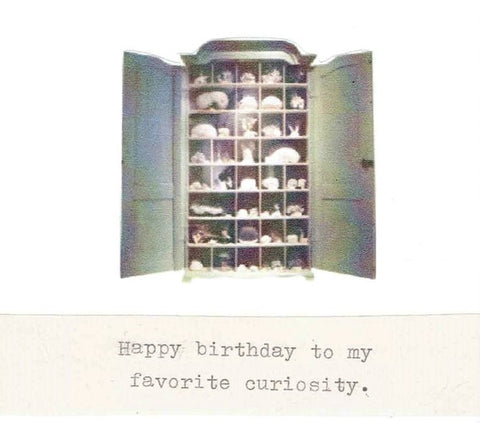 Curiosity Birthday Card