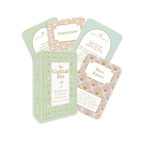 50 Cocktail Recipe Box
