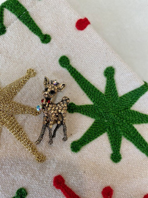Reindeer Brooch