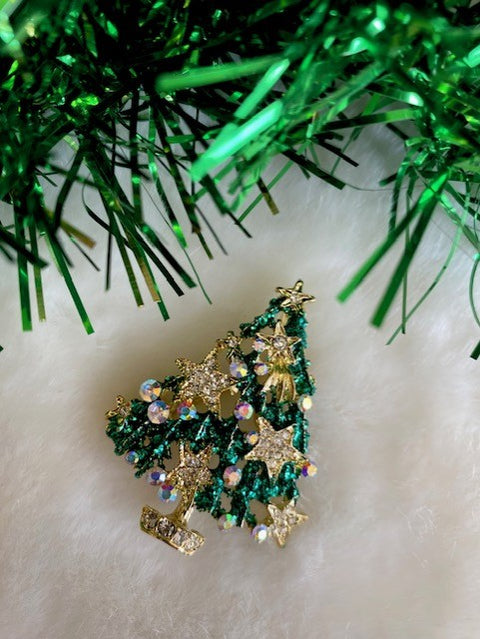 Star Tree Brooch
