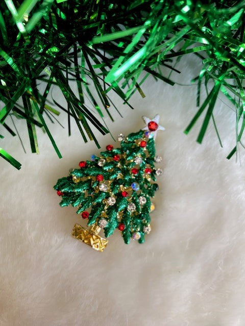 Christmas Tree Brooch