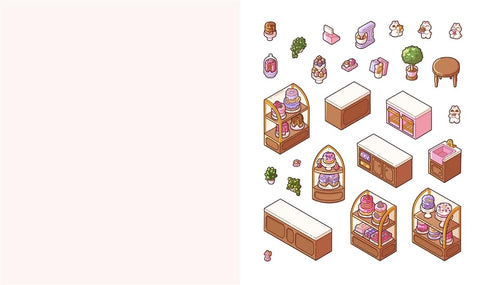 Cute & Cozy Sticker Book- Cozy Town