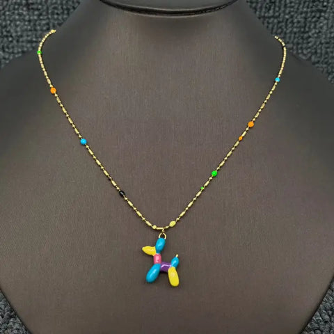 Balloon Dog Necklace