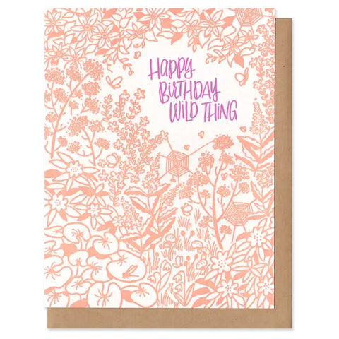Happy Birthday Wild Thing Card