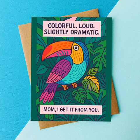 Colourful Toucan Card