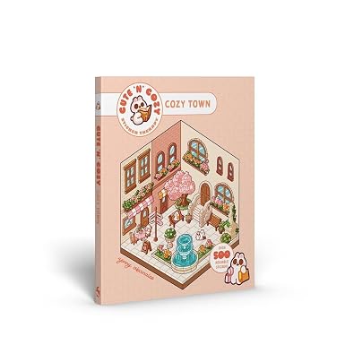 Cute & Cozy Sticker Book- Cozy Town