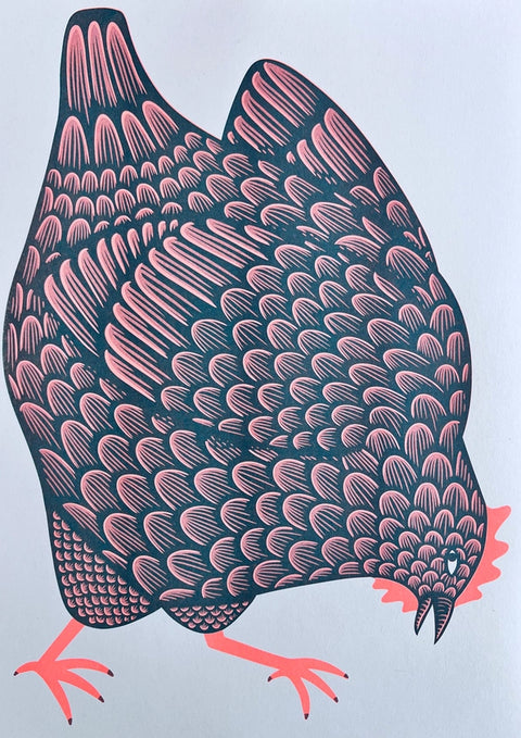 The Plot Chickens Print