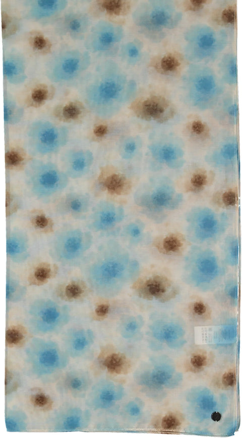 Floral Optic Scarf - Blue