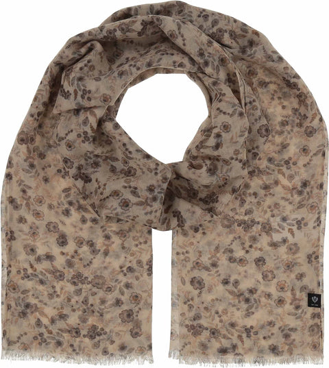 Floral Cashew Colored  Scarf