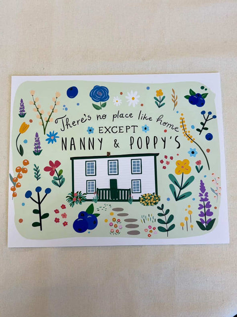 Nanny and Poppy's Home Print