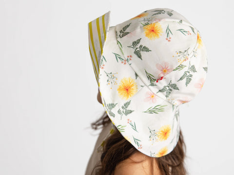Flowers & Fern Summer Hat