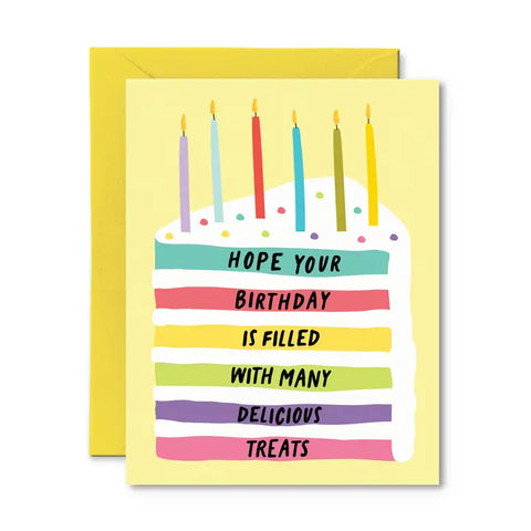 Delicious Treats Birthday Card