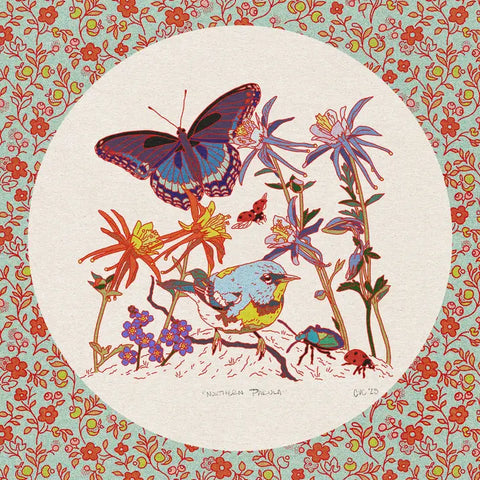 Northern Parula 8''x8'' Print