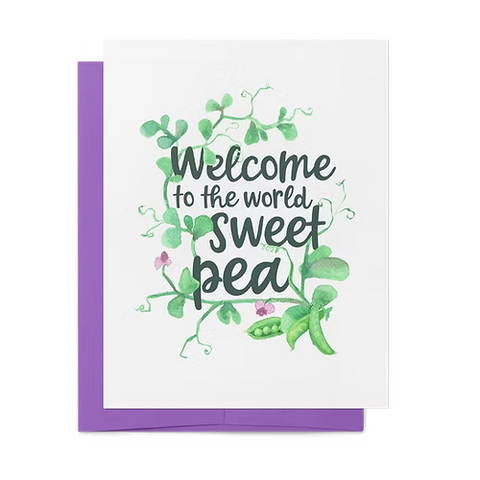 Sweet Pea Card