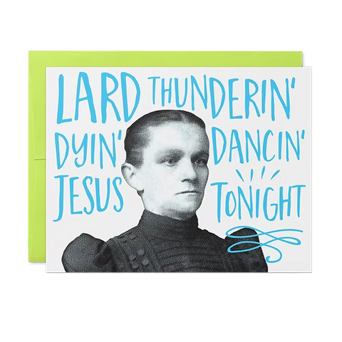 Lard Thunderin' Card