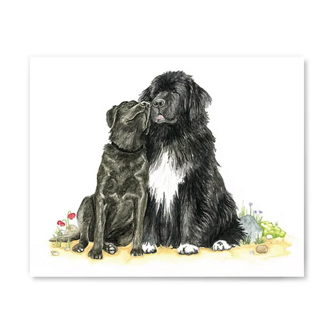 Nl & Lab Dog Print