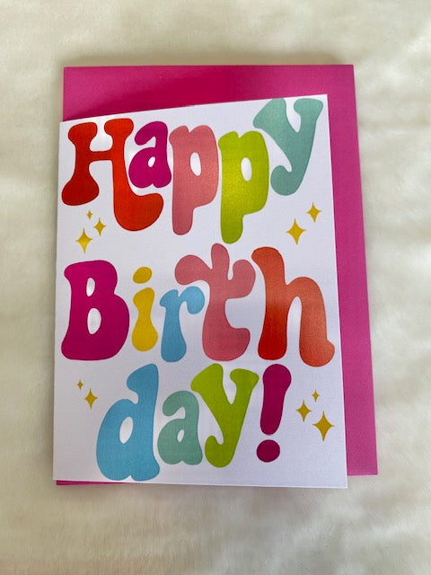 Groovy Birthday Card