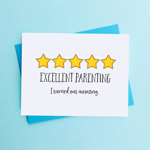 Excellent Parenting Card