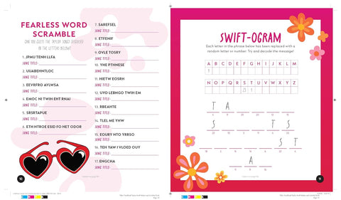 Taylor Swift Sticker/Activity Book