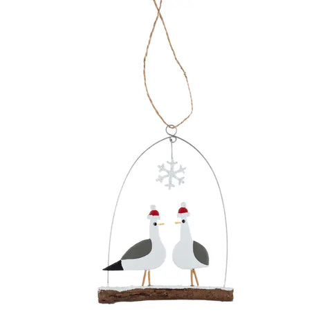 2 Seagulls Ornament