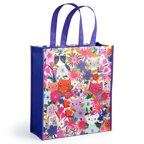 Blooming Cats Reusable Tote