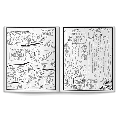 Judgy Fish Coloring Book
