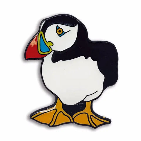 Playful Puffin Pin