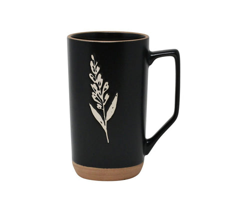 Black Conical Mug