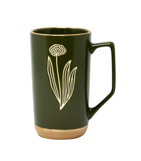 Green Conical Mug