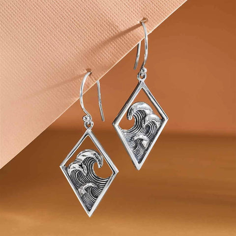 3 Wave Earrings