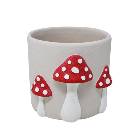 Large 3 Mushroom Pot