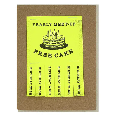 Yearly Meet-Up Card