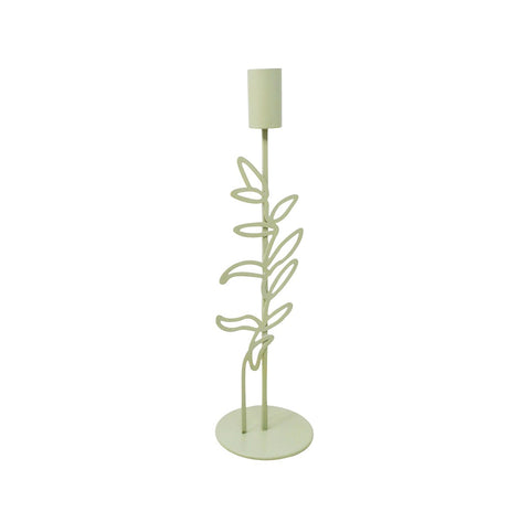 Leafy Green Candle Holder