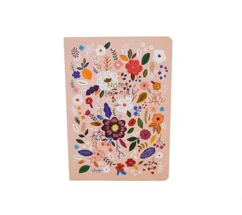 Soft Cover Flower Notebook