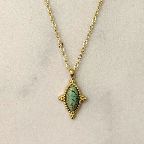 Haru Necklace Green