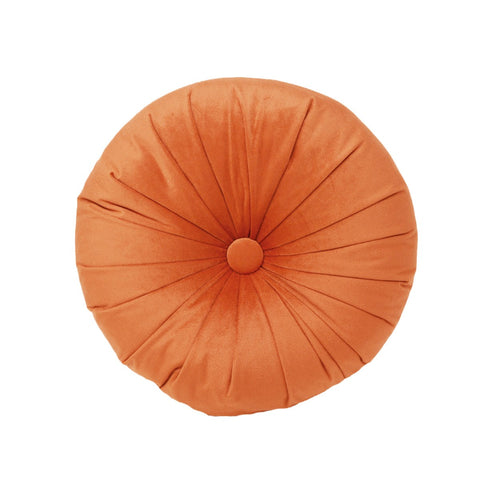 Round Orange Cushion