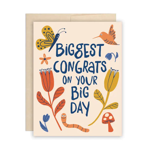 Biggest Congrats On Your Big Day Card