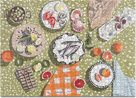 Table By The Sea 1000 Pc Puzzle
