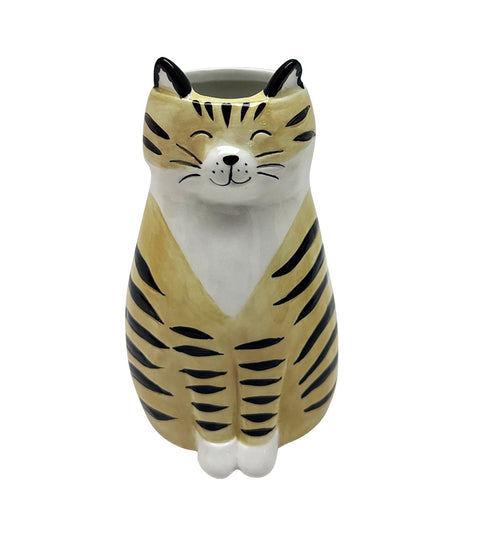 Stripe Cat Vase